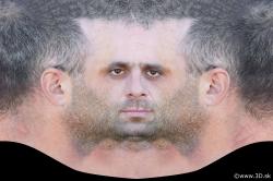 Male head texture